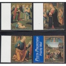 Vaticano - Correo 1999 Yvert 1177/80 con viñeta ** Mnh  Pinturas