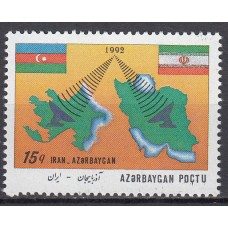 Azerbaijan - Correo Yvert 115A ** Mnh Banderas