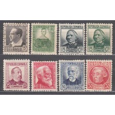 España II República 1933 Edifil 681/8 ** Mnh