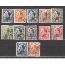 España Reinado Alfonso XIII 1930 Edifil 490/8+497A usado