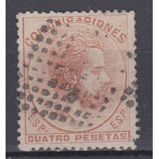 España Taladrados 1872 Edifil 128