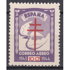 España Sueltos 1943 Edifil 973 ** Mnh Pro tuberculosos