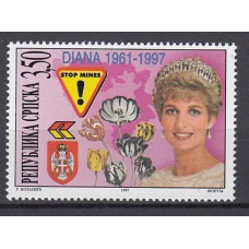 República Serbia (de Bosnia) - Correo Yvert 71 ** Mnh Personaje -  Diana de Gales