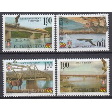 República Serbia (de Bosnia) - Correo Yvert 161/64 ** Mnh Puentes