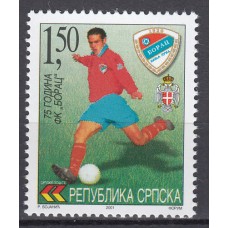 República Serbia (de Bosnia) - Correo Yvert 206 ** Mnh Deportes - Fútbol
