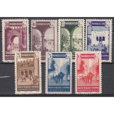 Marruecos Correo 1941 Edifil 234/40 ** Mnh