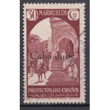 Cabo Juby Sueltos 1934 Edifil 64 usado