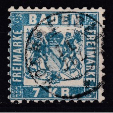 Estados Alemanes - Baden Yvert 25 usado