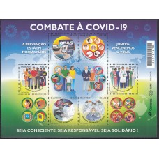 Brasil Correo 2020 Yvert 3814/19 ** Mnh Combate al Covid-19 - Medicina