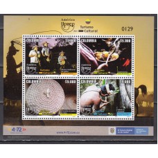 Colombia Correo 2021 Yvert 2341/44 ** Mnh Upaep 2021 - Turismo