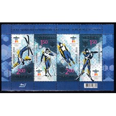 Ukrania - Correo Yvert 965/68 ** Mnh Juegos Olimpicos de Invierno en Vancouver Deportes