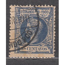 Fernando Poo Sueltos 1900 Edifil 83 Usado