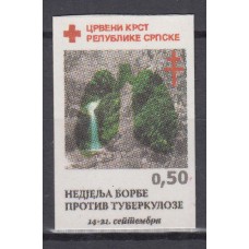 República Serbia (de Bosnia) - Beneficencia Yvert 13 ** Mnh Cruz Roja