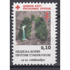 República Serbia (de Bosnia) - Beneficencia Yvert 14 ** Mnh Cruz Roja