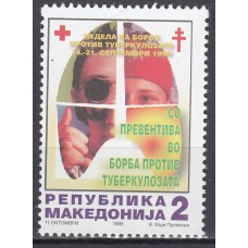 Macedonia - Beneficencia Yvert 78 ** Mnh Tuberculosis - Medicina