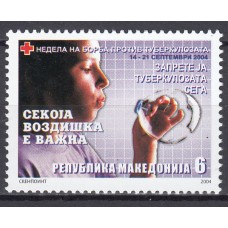 Macedonia - Beneficencia Yvert 103 ** Mnh Tuberculosis - Medicina