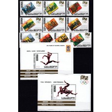 Georgia - Correo Yvert 145/54 + Hoja 5/6 ** Mnh Deportes