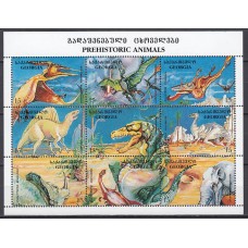 Georgia - Correo Yvert 222E/222N ** Mnh Fauna Prehistorica