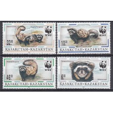 Kazakhstan - Correo Yvert 124/27 ** Mnh WWF - Fauna