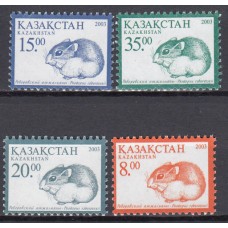 Kazakhstan - Correo Yvert 352/55 ** Mnh Fauna - Roedores