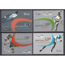 Kyrgyzstan - Correo Yvert 178/81 ** Mnh Juegos Olimpicos de Salt Lake City - Deportes