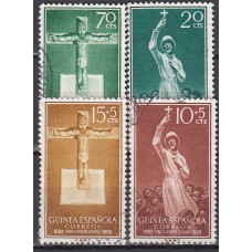 Guinea Correo 1958 Edifil 384/87 usado