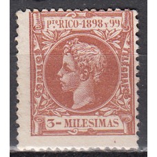 Puerto Rico Sueltos 1898 Edifil 132 usado