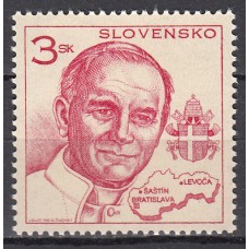 Eslovaquia Correo 1995 Yvert 192 ** Mnh Papa Juan Pablo II