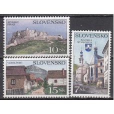 Eslovaquia Correo 1995 Yvert 194/96 ** Mnh Unesco