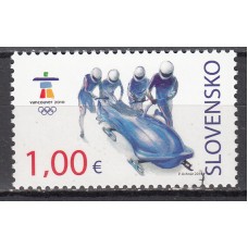 Eslovaquia Correo 2010 Yvert 548 ** Mnh Juegos Olimpicos de Invierno en Vancouver - Deportes