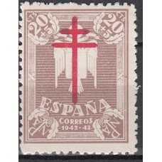 España Sueltos 1942 Edifil 958 * Mh Pro Tuberculosos