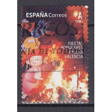 España II Centenario Correo 2022 Edifil 5548 Usado Fallas