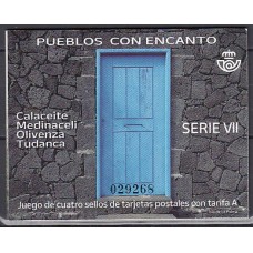 España II Centenario Correo 2022 Edifil 5551/4 ** Mnh Pueblos con encanto