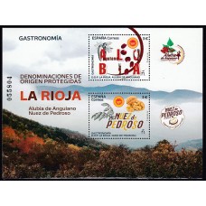 España II Centenario Correo 2022 Edifil 5556 ** Mnh  Gastronomía de la Rioja