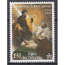 Vaticano Correo 2021 Yvert 1881 ** Mnh  San Igncio