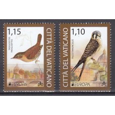 Vaticano Correo 2021 Yvert 1883/4 ** Mnh  Europa aves