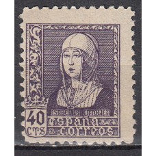 España Sueltos 1938 Edifil 858 ** Mnh Isabel la Católica