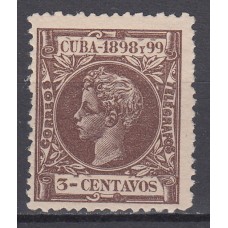 Cuba Sueltos 1898 Edifil 161 (*) Mng