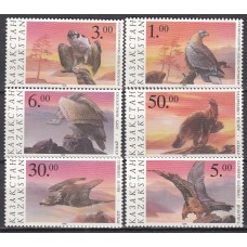 Kazakhstan - Correo Yvert 90/95 ** Mnh Fauna - Aves