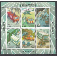 Tadjikistan - Correo Yvert 256/61 ** Mnh Coches de Transporte