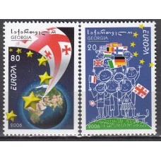 Tema Europa 2006 Georgia Ivert 409/10 ** Mnh