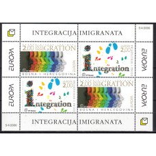 Tema Europa 2006 Herceg Bosna Yvert Hoja 7 ** Mnh