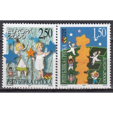 Tema Europa 2000 Serbia Pale Yvert 152/53 ** Mnh