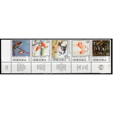 Venezuela - Correo 1988 Yvert 1393/7 ** Mnh Fauna. Aves