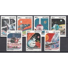 Vietnam Rep. Socialista - Correo 1988 Yvert 890/6 ** Mnh  Astro