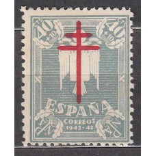 España Sueltos 1942 Edifil 959 ** Mnh Pro tuberculosos