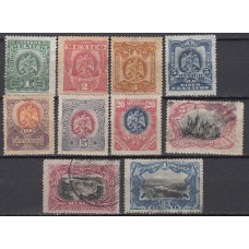 Mexico Correo 1899 Yvert 180/89 */(*)/usado Mh/Mng/used
