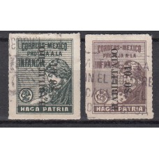 Mexico Correo 1930 Yvert 473/74 usado