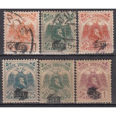 Albania Correo 1921 Yvert 114/19 usado