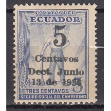 Ecuador Beneficencia Yvert 5 * Mh